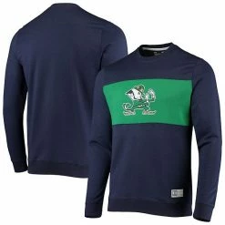 Men's Under Armour Navy Notre Dame Fighting Irish Game Day All Day Pullover Sweatshirt