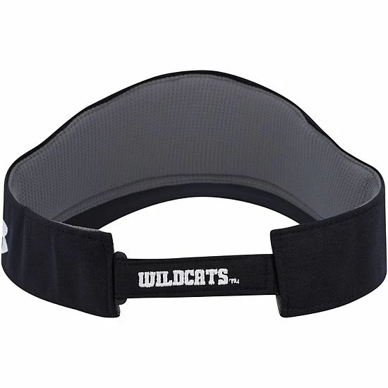 Men's Under Armour Black Northwestern Wildcats High Performance Adjustable Visor 3 Men's Under Armour Black Northwestern Wildcats High Performance Adjustable Visor - Image 3
