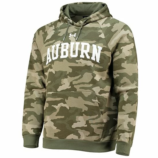 Men's Under Armour Camo Auburn Tigers All Day Raglan Pullover Hoodie 3 Men's Under Armour Camo Auburn Tigers All Day Raglan Pullover Hoodie - Image 3