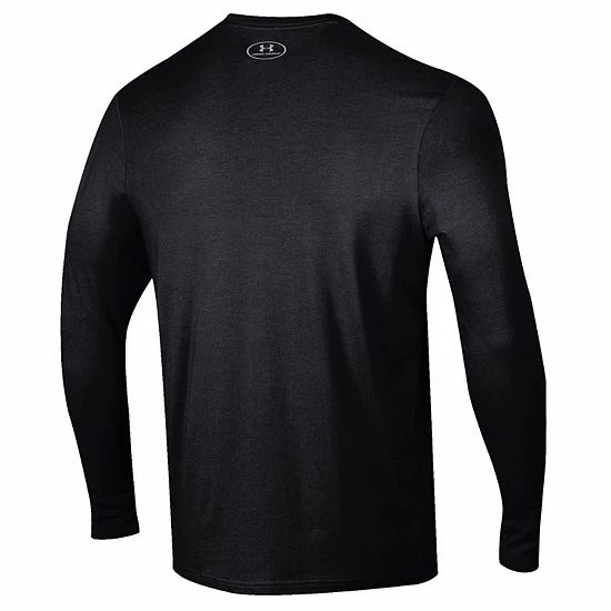 Men's Under Armour Black Wichita State Shockers Shooter Performance Long Sleeve T-Shirt 4 Men's Under Armour Black Wichita State Shockers Shooter Performance Long Sleeve T-Shirt - Image 4