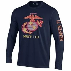 Youth Under Armour Navy Navy Midshipmen USMC Logo Semper Fi 2-Hit Long Sleeve T-Shirt 6 Youth Under Armour Navy Navy Midshipmen USMC Logo Semper Fi 2-Hit Long Sleeve T-Shirt -Under Armour SHOP unnamed file 12323