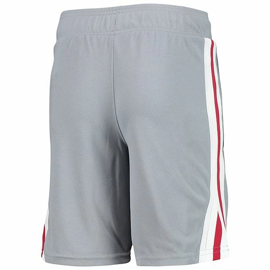 Youth Under Armour Gray Wisconsin Badgers Game Day Mesh Shorts 4 Youth Under Armour Gray Wisconsin Badgers Game Day Mesh Shorts - Image 4