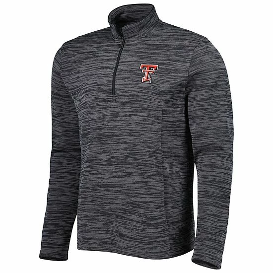 Men's Under Armour Black Texas Tech Red Raiders Tempo Fleece Quarter-Zip Jacket 3 Men's Under Armour Black Texas Tech Red Raiders Tempo Fleece Quarter-Zip Jacket - Image 3
