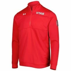 Men's Under Armour Red Utah Utes Universal Mock Neck Half-Zip Jacket -Under Armour SHOP unnamed file 12344