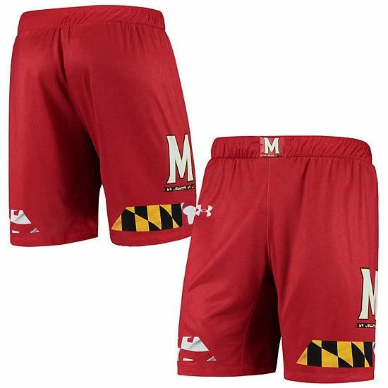 Men's Under Armour Red Maryland Terrapins Replica Basketball Short 2 Men's Under Armour Red Maryland Terrapins Replica Basketball Short - Image 2