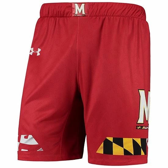 Men's Under Armour Red Maryland Terrapins Replica Basketball Short 3 Men's Under Armour Red Maryland Terrapins Replica Basketball Short - Image 3