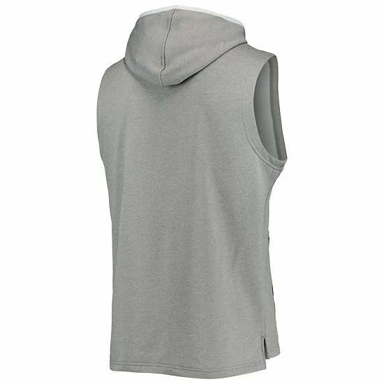 Men's Under Armour Gray Wisconsin Badgers Game Day Tech Sleeveless Hoodie 3 Men's Under Armour Gray Wisconsin Badgers Game Day Tech Sleeveless Hoodie - Image 3