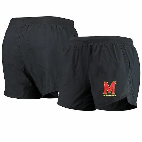 Women's Under Armour Black Maryland Terrapins Fly By Run 2.0 Performance Shorts 2 Women's Under Armour Black Maryland Terrapins Fly By Run 2.0 Performance Shorts - Image 2