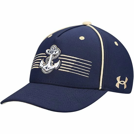 Youth Under Armour Navy Navy Midshipmen Blitzing Accent Performance Adjustable Hat 1 Youth Under Armour Navy Navy Midshipmen Blitzing Accent Performance Adjustable Hat