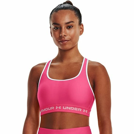 Under Armour Crossback 2.0 Medium-Impact Sports Bra Pace Pink Light 20 Under Armour Crossback 2.0 Medium-Impact Sports Bra Pace Pink Light - Image 20
