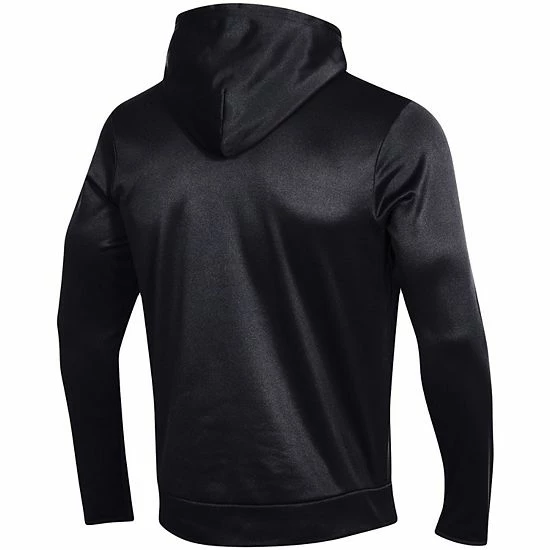 Men's Under Armour Black Hawaii Warriors Logo Lockup Fleece Performance Pullover Hoodie 4 Men's Under Armour Black Hawaii Warriors Logo Lockup Fleece Performance Pullover Hoodie - Image 4