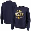Women's Under Armour Navy Cal Bears All Day Fleece Raglan Pullover Sweatshirt