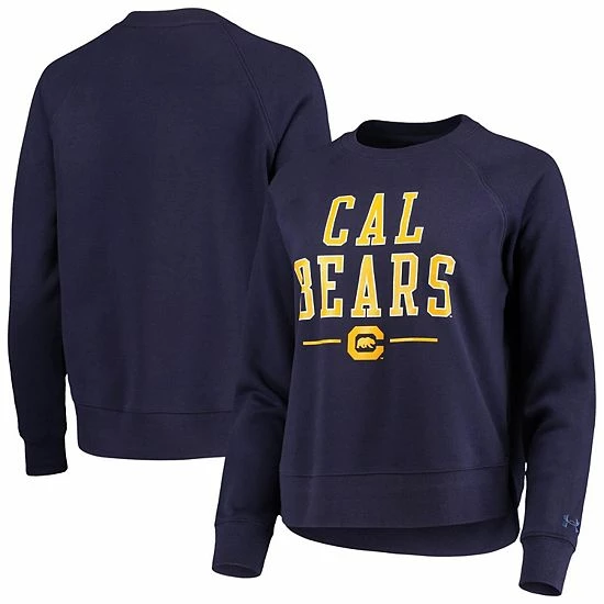 Women's Under Armour Navy Cal Bears All Day Fleece Raglan Pullover Sweatshirt 1 Women's Under Armour Navy Cal Bears All Day Fleece Raglan Pullover Sweatshirt