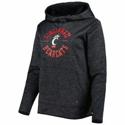 Women's Under Armour Heathered Black Cincinnati Bearcats Fleece Pullover Hoodie -Under Armour SHOP unnamed file 12430