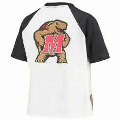 Women's Under Armour White/Heathered Black Maryland Terrapins Fade Raglan T-Shirt -Under Armour SHOP unnamed file 12439