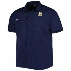Men's Under Armour Navy Navy Midshipmen Motivate Button-Up Shirt -Under Armour SHOP unnamed file 12459