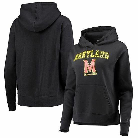 Women's Under Armour Black Maryland Terrapins All Day Team Fleece Pullover Hoodie 1 Women's Under Armour Black Maryland Terrapins All Day Team Fleece Pullover Hoodie