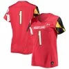 Women's Under Armour #1 Red Maryland Terrapins Replica Jersey