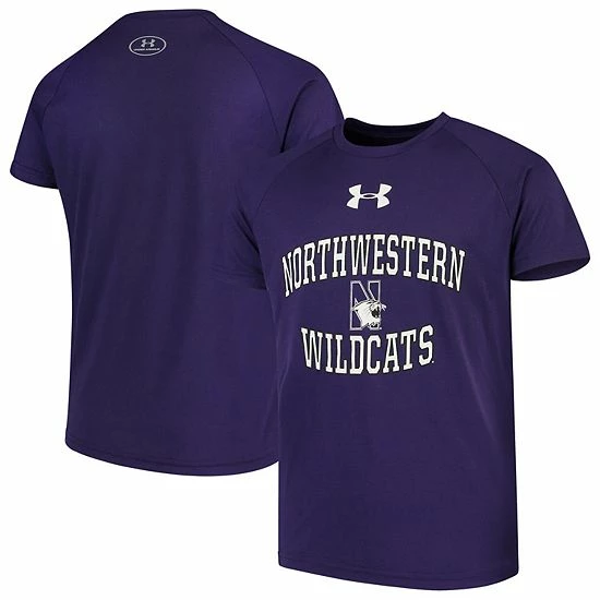 Youth Under Armour Purple Northwestern Wildcats 2.0 Circling Wordmark Tech T-Shirt 2 Youth Under Armour Purple Northwestern Wildcats 2.0 Circling Wordmark Tech T-Shirt - Image 2