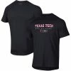 Men's Under Armour Black Texas Tech Red Raiders Lockup Tech Raglan T-Shirt