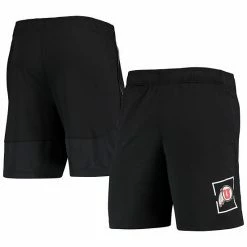 Men's Under Armour Black Utah Utes Mesh Raid Performance Shorts