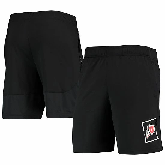 Men's Under Armour Black Utah Utes Mesh Raid Performance Shorts 2 Men's Under Armour Black Utah Utes Mesh Raid Performance Shorts - Image 2