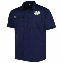 Men's Under Armour Navy Notre Dame Fighting Irish Motivate Button-Up Shirt -Under Armour SHOP unnamed file 12582