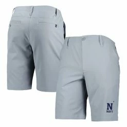 Men's Under Armour Gray Navy Midshipmen Drive Shorts
