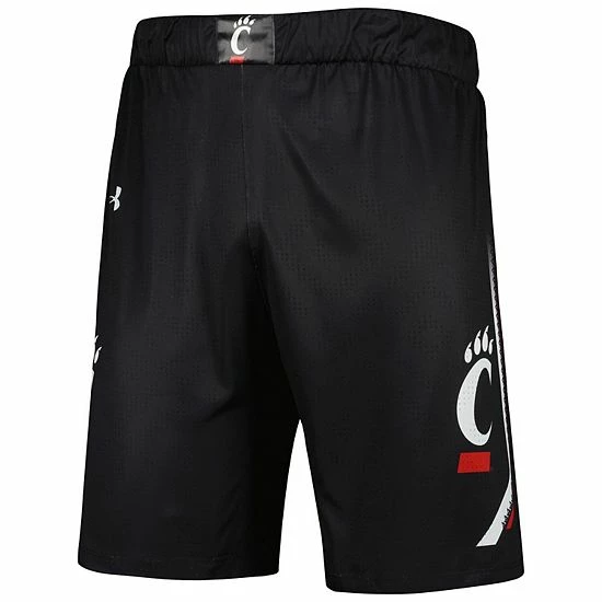 Men's Under Armour Black Cincinnati Bearcats Team Replica Basketball Shorts 3 Men's Under Armour Black Cincinnati Bearcats Team Replica Basketball Shorts - Image 3