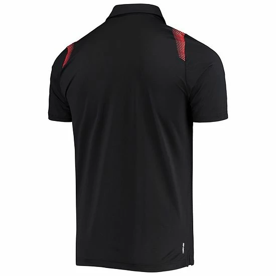 Men's Under Armour Black Texas Tech Red Raiders 2021 Sideline Performance Polo 3 Men's Under Armour Black Texas Tech Red Raiders 2021 Sideline Performance Polo - Image 3