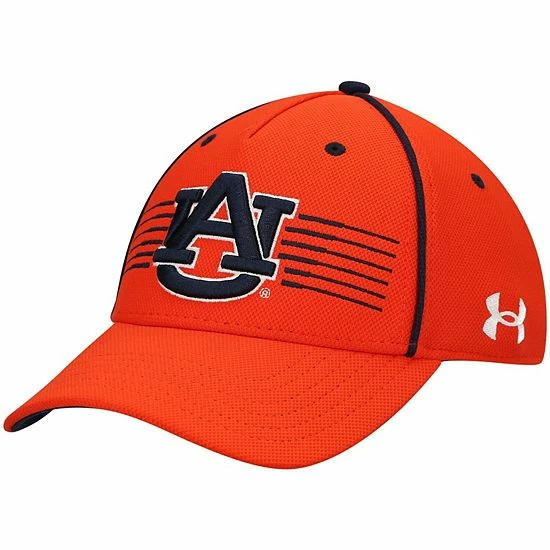 Men's Under Armour Orange Auburn Tigers Iso-Chill Blitzing Accent Adjustable Hat 2 Men's Under Armour Orange Auburn Tigers Iso-Chill Blitzing Accent Adjustable Hat - Image 2