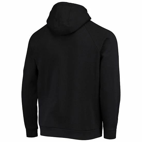 Men's Under Armour Black Texas Tech Red Raiders Football Practice Raglan Pullover Hoodie 4 Men's Under Armour Black Texas Tech Red Raiders Football Practice Raglan Pullover Hoodie - Image 4