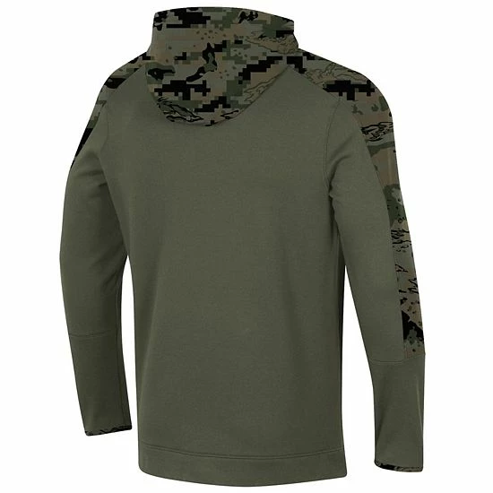 Men's Under Armour Olive Texas Tech Red Raiders Freedom Pullover Hoodie 3 Men's Under Armour Olive Texas Tech Red Raiders Freedom Pullover Hoodie - Image 3