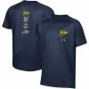 Youth Under Armour Navy Navy Midshipmen Spine Print Raglan T-Shirt