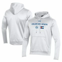 Men's Under Armour White Colorado State Rams Pride Pullover Hoodie