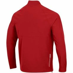 Men's Under Armour Red Wisconsin Badgers Coaches Squad Quarter-Zip Jacket -Under Armour SHOP unnamed file 12669
