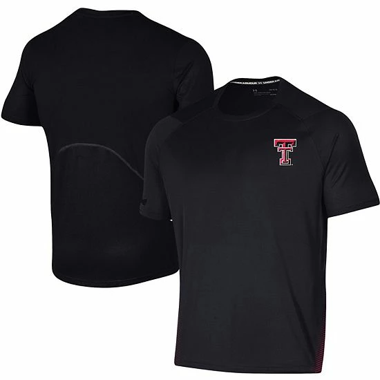 Men's Under Armour Black Texas Tech Red Raiders 2021 Sideline Training Performance T-Shirt 1 Men's Under Armour Black Texas Tech Red Raiders 2021 Sideline Training Performance T-Shirt