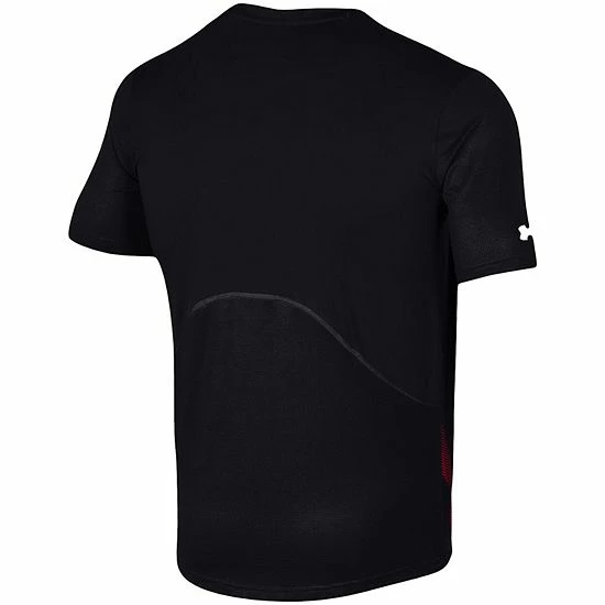 Men's Under Armour Black Texas Tech Red Raiders 2021 Sideline Training Performance T-Shirt 4 Men's Under Armour Black Texas Tech Red Raiders 2021 Sideline Training Performance T-Shirt - Image 4