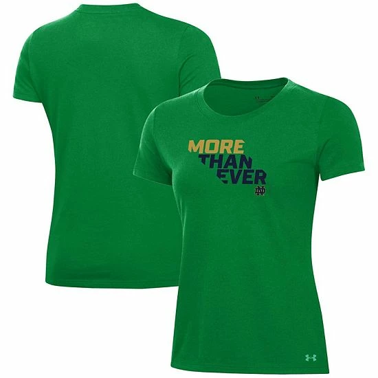 Women's Under Armour Kelly Green Notre Dame Fighting Irish 2021 Irish Wear Green Performance T-Shirt 2 Women's Under Armour Kelly Green Notre Dame Fighting Irish 2021 Irish Wear Green Performance T-Shirt - Image 2