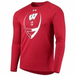 Men's Under Armour Red Wisconsin Badgers Football Icon Raglan Long Sleeve T-Shirt -Under Armour SHOP unnamed file 12725