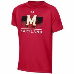 Youth Under Armour Red Maryland Terrapins Gradient Effect Tech Raglan T-Shirt -Under Armour SHOP unnamed file 12754