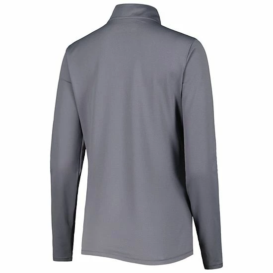 Women's Under Armour Charcoal Notre Dame Fighting Irish Tech Mesh Performance Quarter-Zip Jacket 4 Women's Under Armour Charcoal Notre Dame Fighting Irish Tech Mesh Performance Quarter-Zip Jacket - Image 4