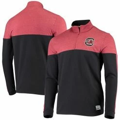 Men's Under Armour Black/Garnet South Carolina Gamecocks Gameday Quarter-Zip Jacket