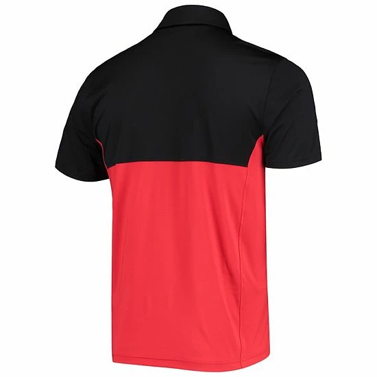 Men's Under Armour Black/Red Utah Utes 2022 Blocked Coaches Performance Polo 4 Men's Under Armour Black/Red Utah Utes 2022 Blocked Coaches Performance Polo - Image 4