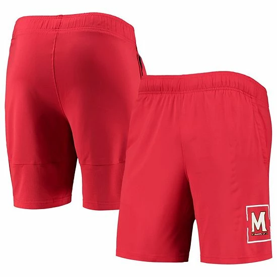 Men's Under Armour Red Maryland Terrapins Mesh Raid Performance Shorts 1 Men's Under Armour Red Maryland Terrapins Mesh Raid Performance Shorts