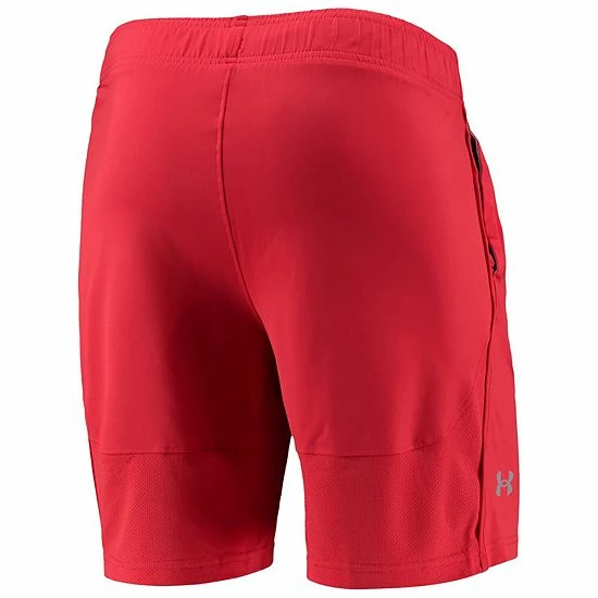 Men's Under Armour Red Maryland Terrapins Mesh Raid Performance Shorts 4 Men's Under Armour Red Maryland Terrapins Mesh Raid Performance Shorts - Image 4