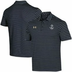 Men's Under Armour Navy Navy Midshipmen Early Season Coaches Sideline Polo