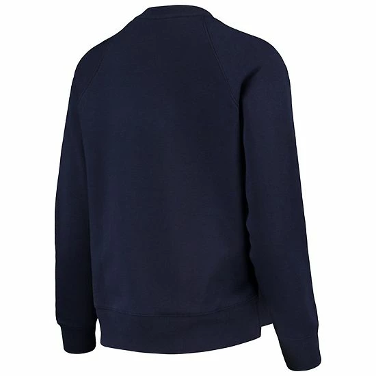 Women's Under Armour Navy Navy Midshipmen All Day Fleece Raglan Pullover Sweatshirt 3 Women's Under Armour Navy Navy Midshipmen All Day Fleece Raglan Pullover Sweatshirt - Image 3