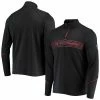 Men's Under Armour Black Texas Tech Red Raiders Sideline Performance Lightweight Quarter-Zip Jacket
