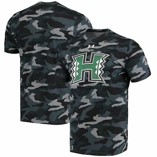 Men's Under Armour Black Hawaii Warriors Logo Camo T-Shirt 1 Men's Under Armour Black Hawaii Warriors Logo Camo T-Shirt